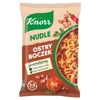 Knorr Nudle Zupa-danie ostry boczek 63 g