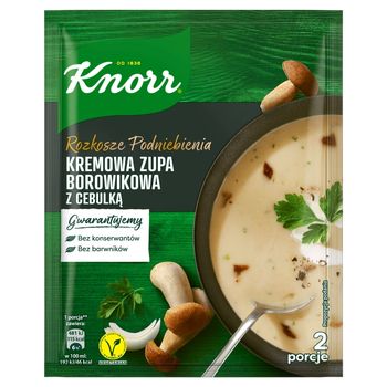 Knorr Rozkosze podniebienia Kremowa zupa borowikowa z cebulką 50 g