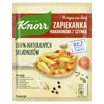 Knorr Zapiekanka makaronowa z szynką 40 g