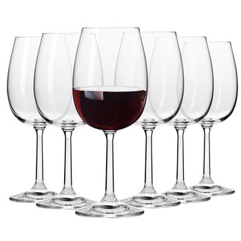 Komplet Kieliszków do Wina Czerwonego KROSNO Pure 350 ml 6 sztuk