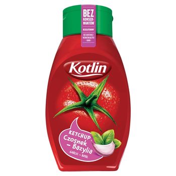 Kotlin Ketchup czosnek-bazylia 450 g