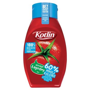 Kotlin Ketchup łagodny 60 % mniej kalorii 450 g