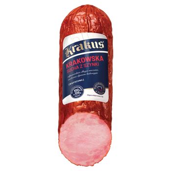Krakus Kiełbasa krakowska sucha z szynki 250 g