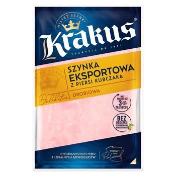 Krakus Szynka eksportowa z piersi kurczaka 100 g