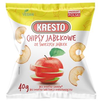 KRESTO Chipsy jabłkowe ze świeżych jabłek 40 g