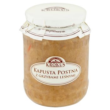 Krokus Kapusta postna z grzybami leśnymi 670 g