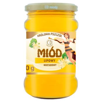 Królowa Pszczół Miód lipowy nektarowy 370 g