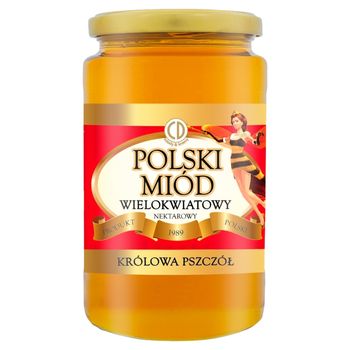 Królowa Pszczół Polski miód wielokwiatowy nektarowy 1 kg