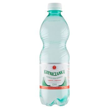 Kryniczanka Naturalna woda mineralna wysokozmineralizowana niskonasycona 0,5 l