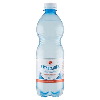 Kryniczanka Naturalna woda mineralna wysokozmineralizowana wysokonasycona 0,5 l