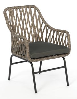 Krzesło Ogrodowe Balkonowe z Poduszką Home Invest Haiti