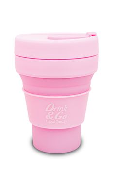 COOLPACK KUBEK SILIKONOWY  355 ml Różowy