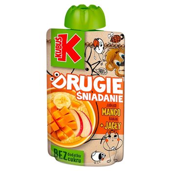 Kubuś Drugie śniadanie Mus jabłko mango banan + jagły 100 g