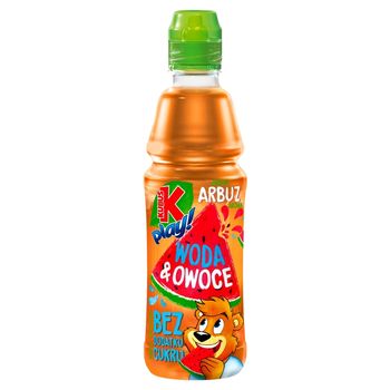 Kubuś Play! Woda & owoce Napój owocowy jabłko arbuz aronia 400 ml
