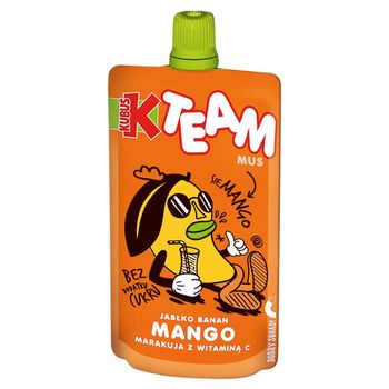 Kubuś Team Mus jabłko banan mango marakuja z witaminą C 100 g