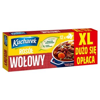Kucharek Rosół wołowy 120 g (12 x 10 g)