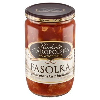 Kuchnia Staropolska Fasolka po bretońsku z kiełbasą 700 g