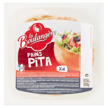 La Boulangère Chlebek pita 320 g (4 sztuki)