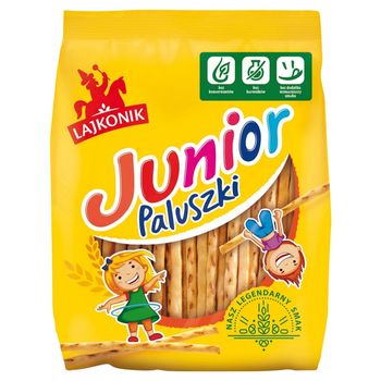 Lajkonik Junior Paluszki o smaku waniliowym 180 g