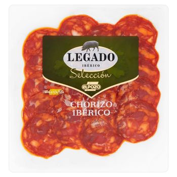 Legado Kiełbasa Chorizo Iberico plastry 75 g