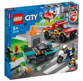 LEGO City Adventures Akcja strażacka i policyjny pościg 60319
