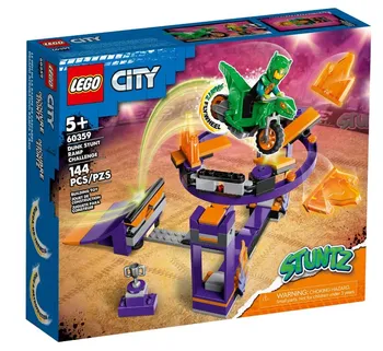 LEGO City Wyzwanie kaskaderskie – rampa z kołem do przeskakiwania 60359