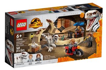 LEGO Jurassic World™ Atrociraptor: pościg na motocyklu 76945