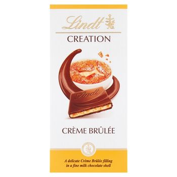 Lindt Creation Czekolada mleczna z nadzieniem Crème Brûlée 150 g