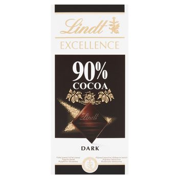 Lindt Excellence 90 % Cocoa Czekolada gorzka 100 g