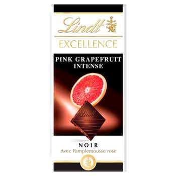 Lindt Excellence Czekolada ciemna z sokiem z różowych grejpfrutów 100 g