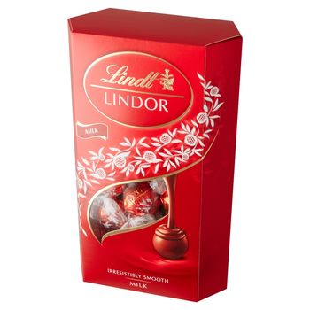 Lindt Lindor Pralinki z czekolady mlecznej z nadzieniem 337 g