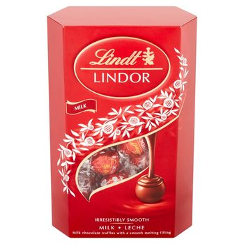 Lindt Lindor Pralinki z czekolady mlecznej z nadzieniem 337 g
