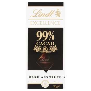 Lindt Excellence 99 % Cacao Czekolada gorzka 50 g