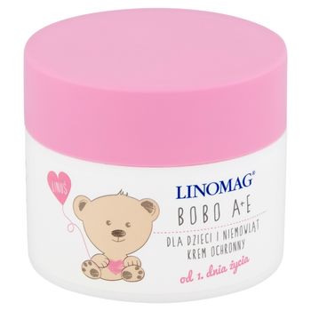 Linomag Bobo A+E Krem ochronny dla dzieci i niemowląt od 1. dnia życia 50 ml