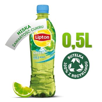 Lipton Ice Tea Green Lime & Mint Napój niegazowany 500 ml