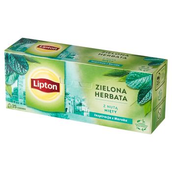 Lipton Zielona herbata z nutą mięty 32,5 g (25 torebek)