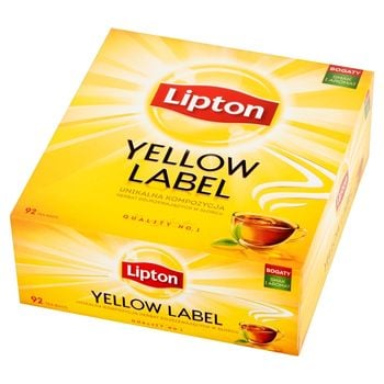 Lipton Yellow Label Herbata czarna 184 g (92 torebki)