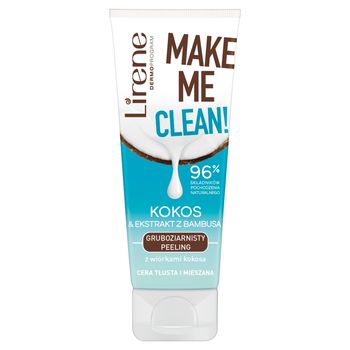 Lirene Make Me Clean! Gruboziarnisty peeling kokos & ekstrakt z bambusa 75 ml
