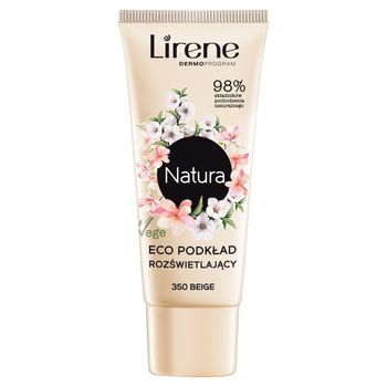Lirene Natura 350 Beige Eco podkład rozświetlający 30 ml