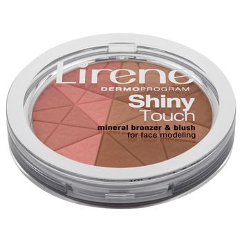 Lirene Shiny Touch Mineralny bronzer z różem modelujący owal twarzy 9 g