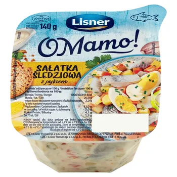 Lisner O Mamo! Sałatka śledziowa z jajkiem 140 g