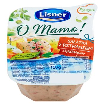 Lisner O Mamo! Sałatka z pstrągiem wędzonym 150 g
