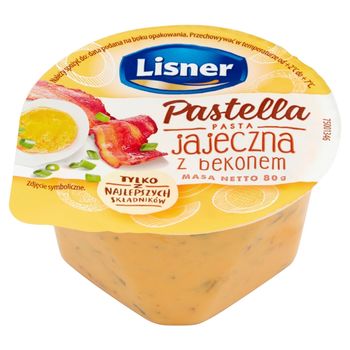 Lisner Pastella Pasta jajeczna z bekonem 80 g