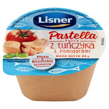Lisner Pastella Pasta z tuńczyka z pomidorami 80 g