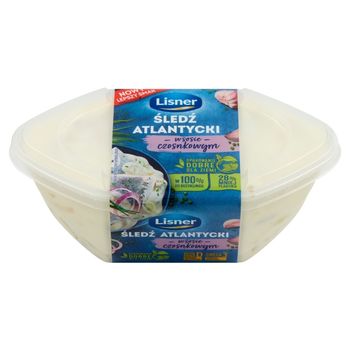 Lisner Śledź atlantycki w sosie czosnkowym 280 g