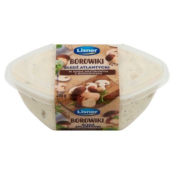 Lisner Śledź atlantycki w sosie grzybowym z borowikami 280 g