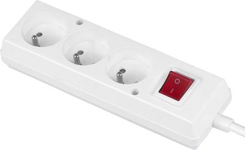 JONEX Listwa 3 gniazdowa z uziemieniem PS-370WS 3m