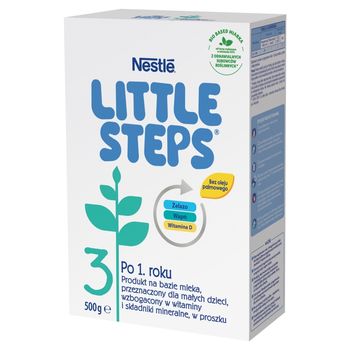 LITTLE STEPS 3 Produkt na bazie mleka dla małych dzieci po 1. roku 500 g
