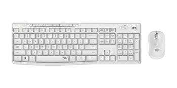 Logitech MK295W Zestaw klawiatura z myszką bezprzewodowa biały
