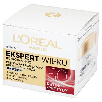 L'Oreal Paris Ekspert Wieku 50+ Przeciwzmarszczkowy krem ujędrniający na dzień 50 ml